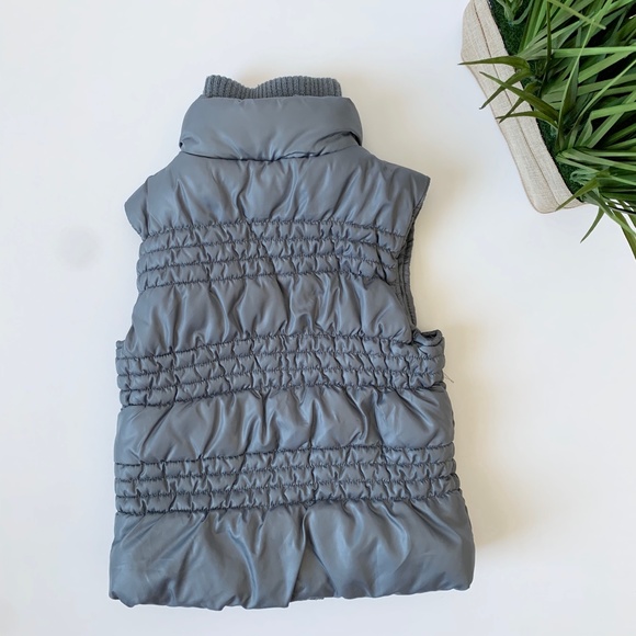 OshKosh Lined Puffer Vest Grey Youth Size 7 - Picture 5 of 5